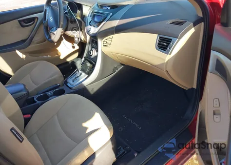 2012 Hyundai Elantra Gls (Ulsan Plant) z USA, uszkodzony, nr VIN KMHDH4AE0CU438649